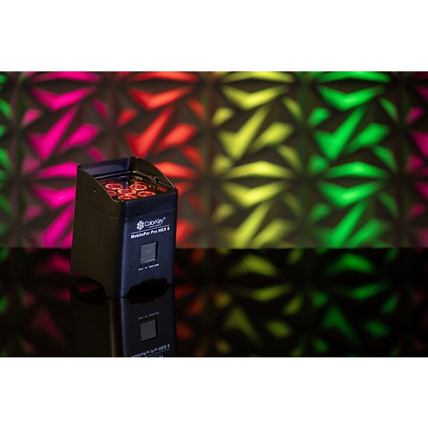 ColorKey MobilePar Pro Hex 6 LED Uplight 4-Pack