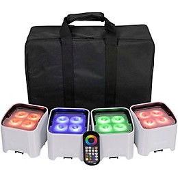 ColorKey MobilePar Mini Hex 4 MKII LED Uplight 4-Pack