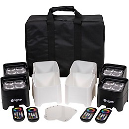 ColorKey MobilePar Mini Hex 4 MKII LED Uplight 4-Pack