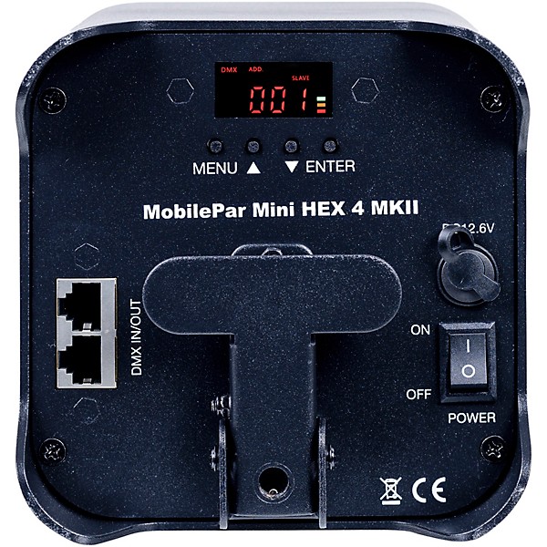 ColorKey MobilePar Mini Hex 4 MKII LED Uplight 4-Pack