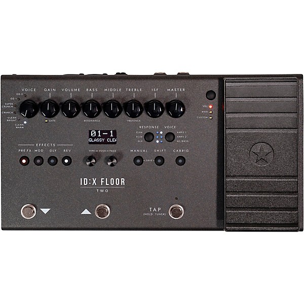 Blackstar ID:X Floor 2 Floorboard Multi-Effects Pedal with Expression Pedal - Black