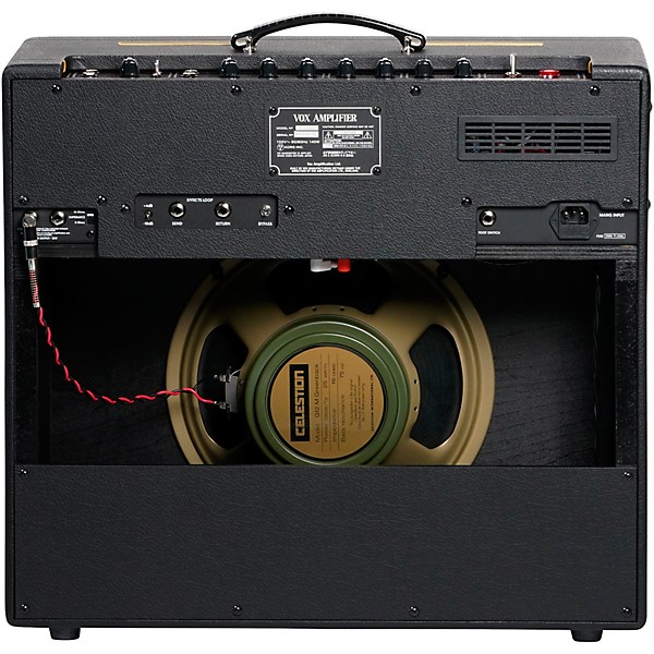 VOX AC15HWR1 Handwired Tube Guitar Combo Amp with Celestion Greenback - Black