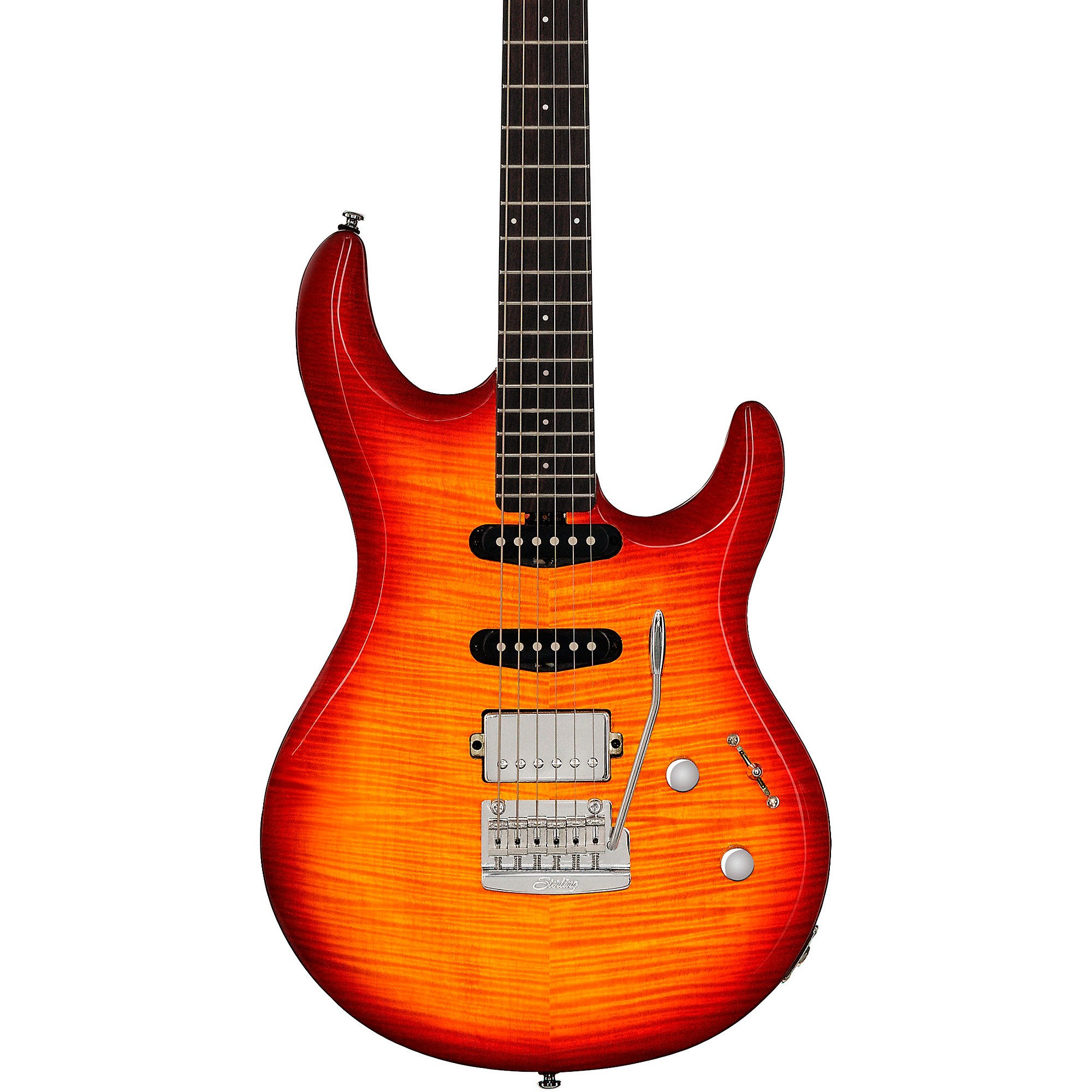 Sterling by Music Man Luke HSS Electric Guitar - Heritage Cherry