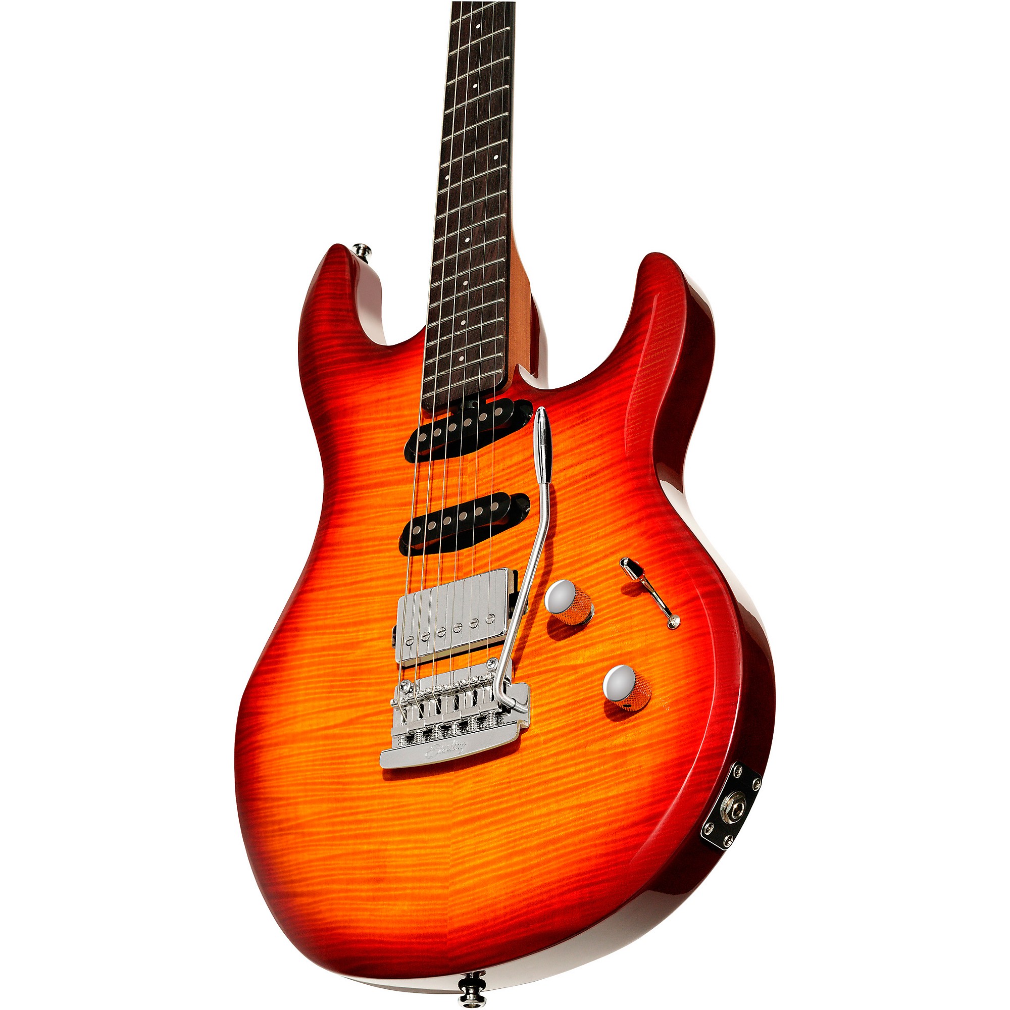 Sterling by Music Man Luke HSS Electric Guitar - Heritage Cherry