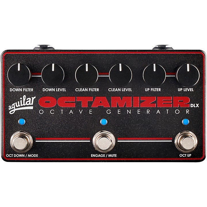 Aguilar Octamizer DLX Octave Generator Pedal - Black | Guitar Center