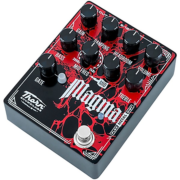 Thorn Soundlabs Magma Flex Metal Distortion Pedal - Red