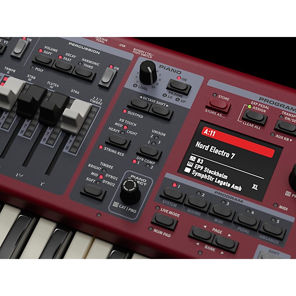 Nord Electro 3 hp 73鍵 シンセサイザー、ハードケース付 Clavia Nord Electro 3 73-Key Synthesizer | zZounds