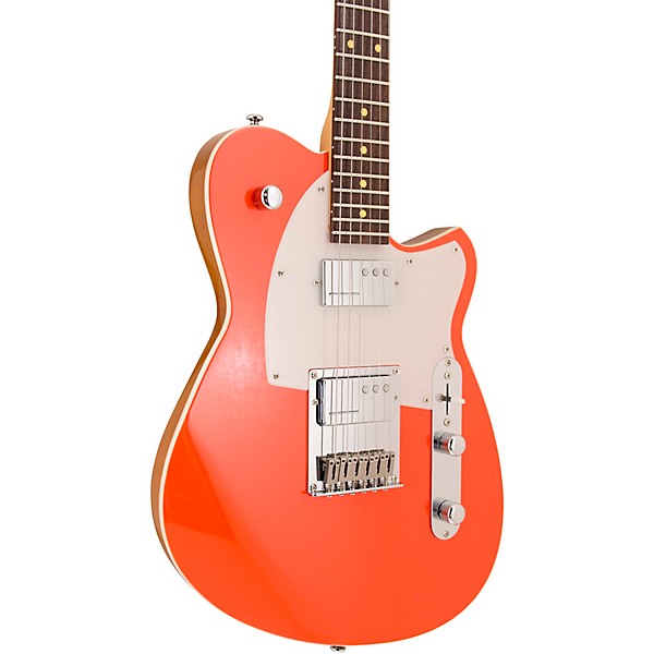 Reverend Charger Cleancut Electric Guitar With Rosewood Fingerboard - Feisty Red