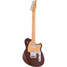 Reverend Charger Cleancut Electric Guitar With Maple Fingerboard - Metallic Bordeaux