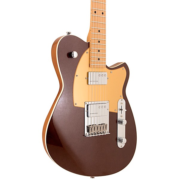 Reverend Charger Cleancut Electric Guitar With Maple Fingerboard - Metallic Bordeaux