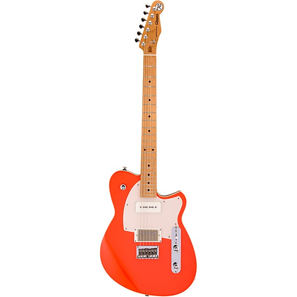 Reverend Charger H90 Electric Guitar With Maple Fingerboard - Feisty Red
