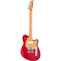 Reverend Charger H90 Wilkinson Electric Guitar With Maple Fingerboard - Metallic Cherry