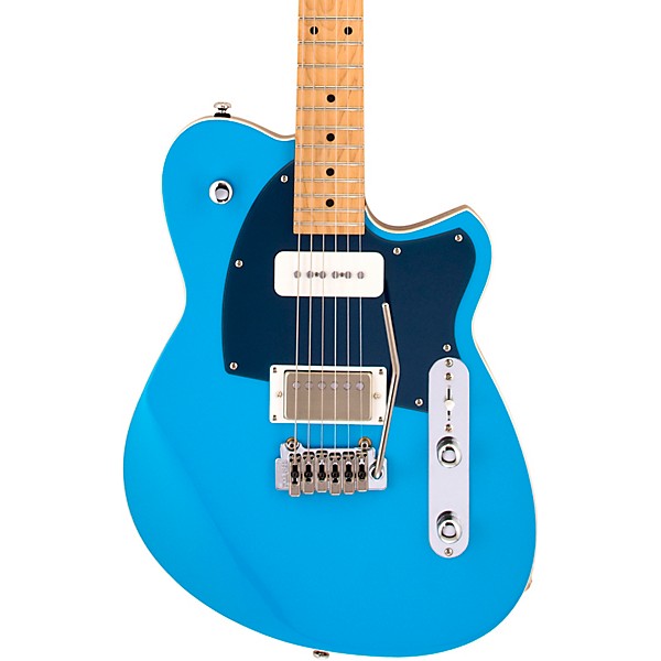 Reverend Charger H90 Wilkinson Electric Guitar With Maple Fingerboard - Ohana Blue