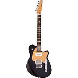 Reverend Charger H90 Electric Guitar With Rosewood Fingerboard - Midnight Black