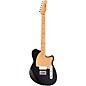 Reverend Charger JR Electric Guitar With Maple Fingerboard - Midnight Black