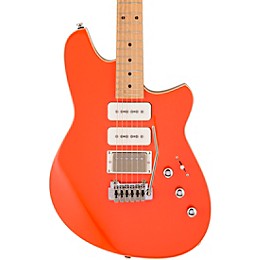 Reverend Kingbolt H290 Electric Guitar With Maple Fingerboard - Feisty Red
