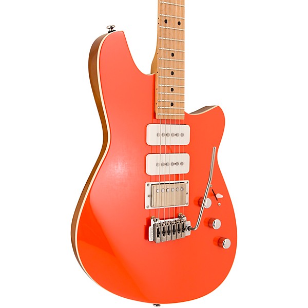 Reverend Kingbolt H290 Electric Guitar With Maple Fingerboard - Feisty Red