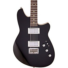 Reverend Descent Baritone Electric Guitar With Rosewood Fingerboard - Midnight Black