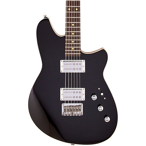 Reverend Descent Baritone Electric Guitar With Rosewood Fingerboard - Midnight Black