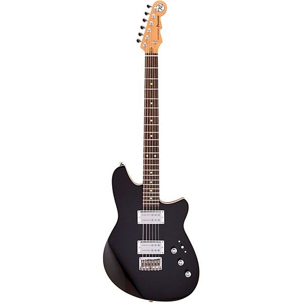 Reverend Descent Baritone Electric Guitar With Rosewood Fingerboard - Midnight Black