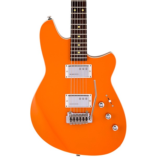 Reverend Descent Wilkinson Baritone Electric Guitar With Rosewood Fingerboard - Baked Orange