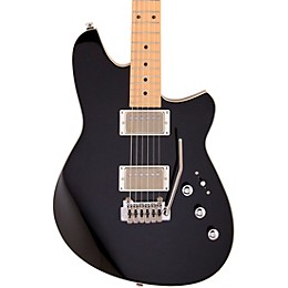 Reverend Kingbolt HH Electric Guitar With Maple Fingerboard - Midnight Black