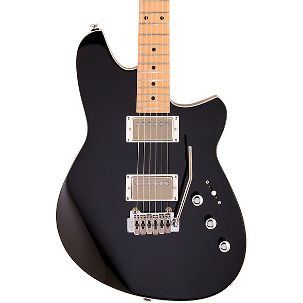 Reverend Kingbolt HH Electric Guitar With Maple Fingerboard - Midnight Black
