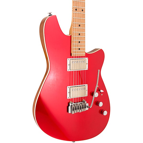 Reverend Kingbolt HH Electric Guitar With Maple Fingerboard - Metallic Cherry