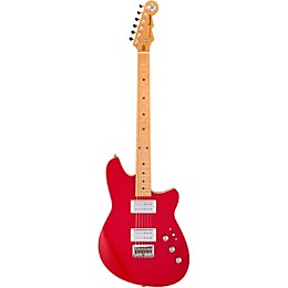 Reverend Descent Baritone Electric Guitar With Maple Fingerboard - Metallic Cherry