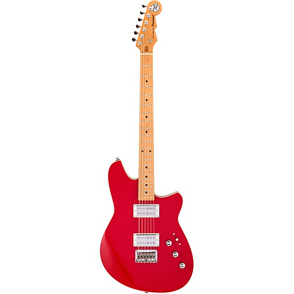Reverend Descent Baritone Electric Guitar With Maple Fingerboard - Metallic Cherry