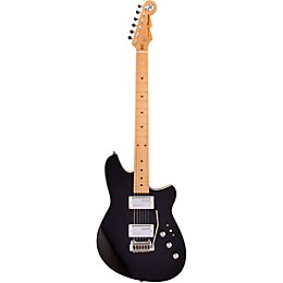 Reverend Descent Wilkinson Baritone Electric Guitar With Maple Fingerboard - Midnight Black
