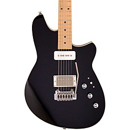 Reverend Kingbolt H90 Electric Guitar With Maple Fingerboard - Midnight Black