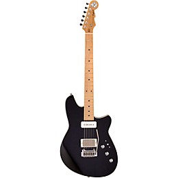 Reverend Kingbolt H90 Electric Guitar With Maple Fingerboard - Midnight Black