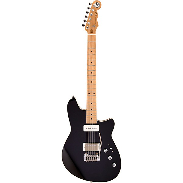 Reverend Kingbolt H90 Electric Guitar With Maple Fingerboard - Midnight Black