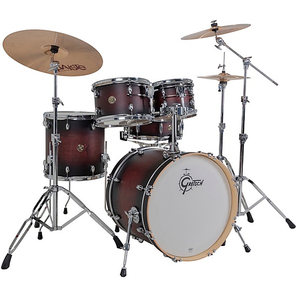 Gretsch Drums Catalina Maple CM2 5-Piece Shell Pack With 20" Bass Drum - Satin Deep Cherry Burst