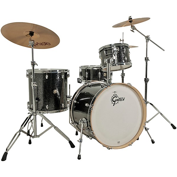 Gretsch Drums Catalina Maple CM2 4-Piece Shell Pack With 22" Bass Drum - Black Stardust