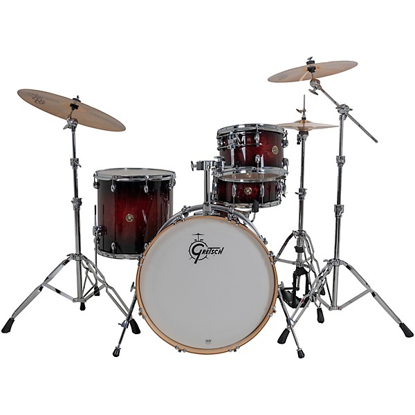 Gretsch Drums Catalina Maple CM2 4-Piece Shell Pack With 22" Bass Drum - Gloss Deep Cherry Burst
