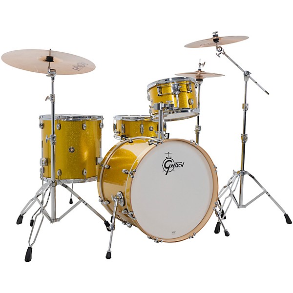 Gretsch Drums Catalina Maple CM2 4-Piece Shell Pack With 22" Bass Drum - Lemon Sparkle