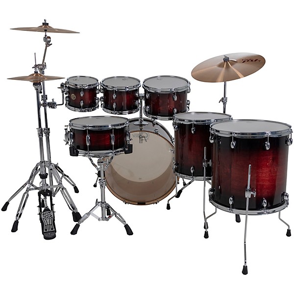 Gretsch Drums Catalina Maple CM2 7-Piece Shell Pack With 22" Bass Drum - Gloss Deep Cherry Burst