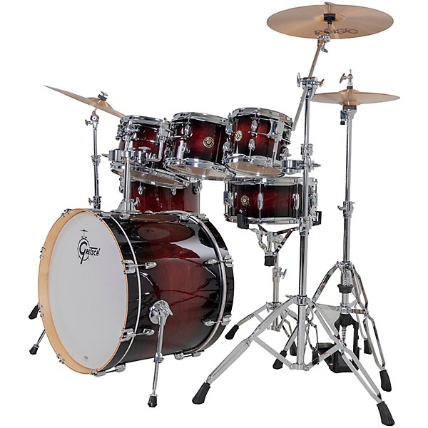 Gretsch Drums Catalina Maple CM2 7-Piece Shell Pack With 22" Bass Drum - Gloss Deep Cherry Burst