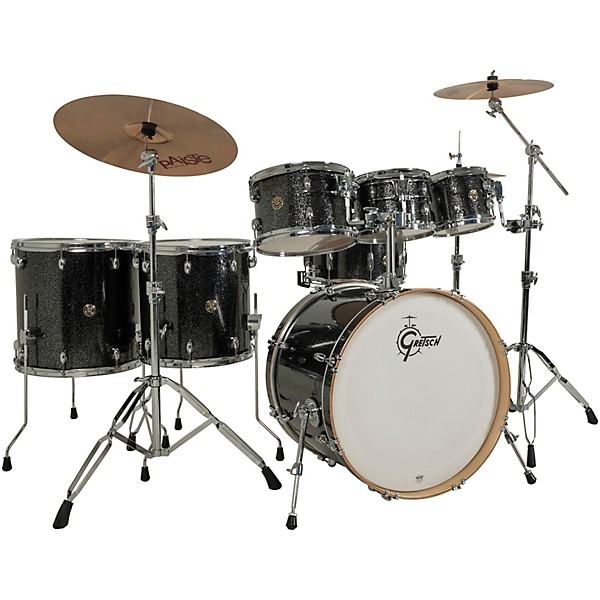 Gretsch Drums Catalina Maple CM2 7-Piece Shell Pack With 22" Bass Drum - Black Stardust