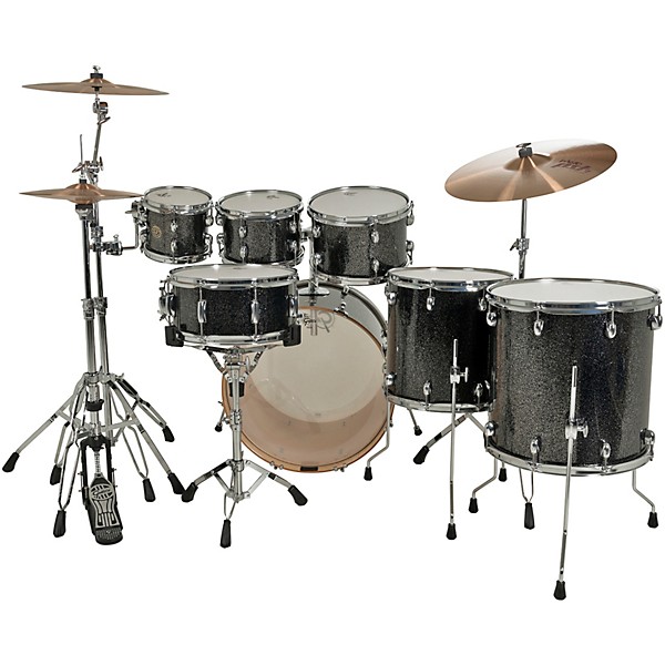 Gretsch Drums Catalina Maple CM2 7-Piece Shell Pack With 22" Bass Drum - Black Stardust