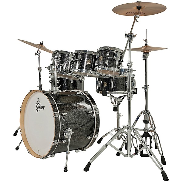 Gretsch Drums Catalina Maple CM2 7-Piece Shell Pack With 22" Bass Drum - Black Stardust