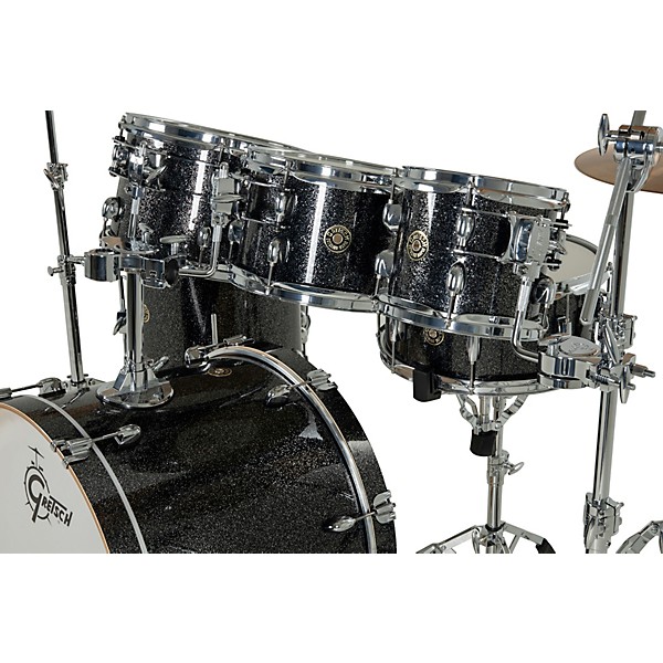 Gretsch Drums Catalina Maple CM2 7-Piece Shell Pack With 22" Bass Drum - Black Stardust