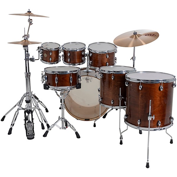 Gretsch Drums Catalina Maple CM2 7-Piece Shell Pack With 22" Bass Drum - Walnut Glaze