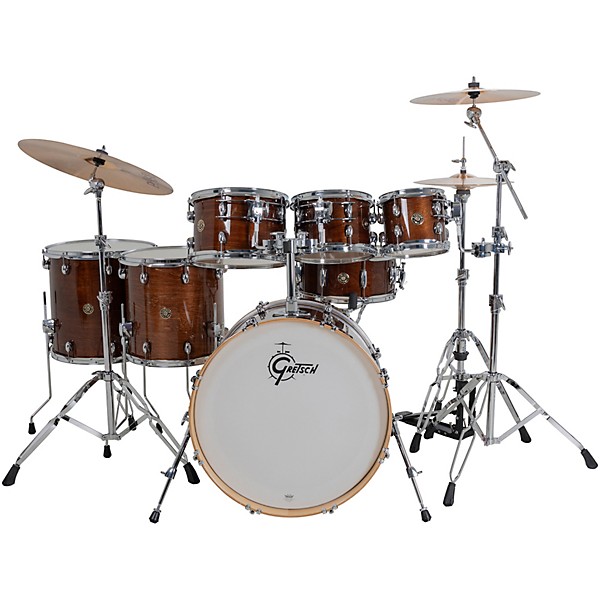 Gretsch Drums Catalina Maple CM2 7-Piece Shell Pack With 22" Bass Drum - Walnut Glaze