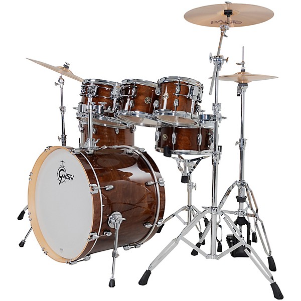 Gretsch Drums Catalina Maple CM2 7-Piece Shell Pack With 22" Bass Drum - Walnut Glaze