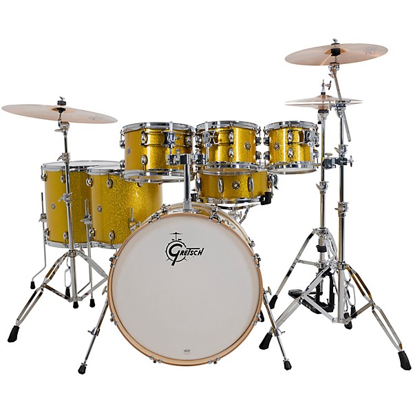 Gretsch Drums Catalina Maple CM2 7-Piece Shell Pack With 22" Bass Drum - Lemon Sparkle