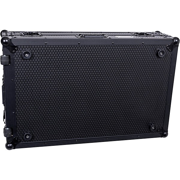 Headliner Pitch Black Flight Case for Rane System One With Laptop Platform and Wheels - Black