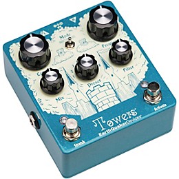 EarthQuaker Devices Towers Soundscape Generator Stereo Reverberant Filter Pedal - Sparkle Ocean Blue
